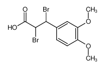 3-(3',4'-dimethoxyphenyl)-2,3-dibromopropanoic acid 97243-37-3
