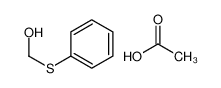 57440-42-3 acetic acid,phenylsulfanylmethanol