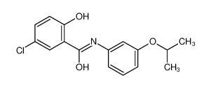5-chloro-2-hydroxy-N-(3-propan-2-yloxyphenyl)benzamide 634186-04-2