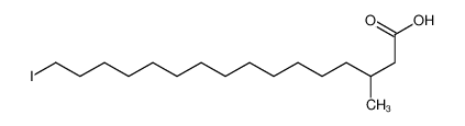 16-iodo-3-methylhexadecanoic acid 101373-23-3