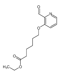 ethyl 6-(2-formylpyridin-3-yl)oxyhexanoate 99156-19-1