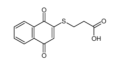 3-(1,4-dioxonaphthalen-2-yl)sulfanylpropanoic acid 65726-66-1