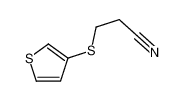 3-thiophen-3-ylsulfanylpropanenitrile 437711-55-2