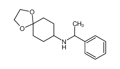 N-(1-Phenylethyl)-1,4-dioxaspiro[4.5]decan-8-amine