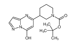 2-Methyl-2-propanyl 3-(7-hydroxypyrazolo[1,5-a]pyrimidin-5-yl)-1- piperidinecarboxylate 891494-66-9