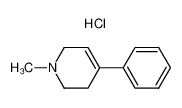 1-Methyl-4-phenyl-1,2,3,6-tetrahydropyridine Hydrochloride 23007-85-4