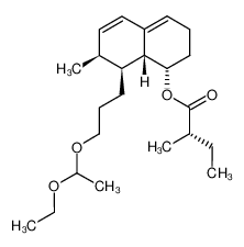 8α-[(S)-(2-methylbutyryl)oxy]-2β-methyl-1β-[3-(1-ethoxyethoxy)propyl]-1,2,6,7,8,8aβ-hexahydronaphthalene 79782-53-9