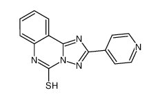 2-(4-pyridyl)-1,2,4-triazolo[1,5-c]quinazoline-5(6H)-thione 443673-90-3