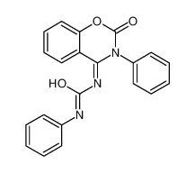 1-(2-oxo-3-phenyl-1,3-benzoxazin-4-ylidene)-3-phenylurea 88220-40-0