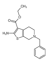 2-氨基-6-甲基-4,5,6,7-四噻吩[2,3-C]吡啶-3-甲酸乙酯