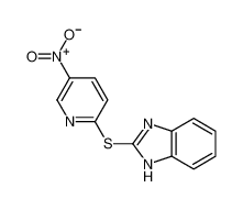 2-(5-nitropyridin-2-yl)sulfanyl-1H-benzimidazole 79134-13-7