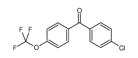 (4-chlorophenyl)-[4-(trifluoromethoxy)phenyl]methanone 87996-55-2