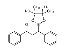 1,3-diphenyl-3-(4,4,5,5-tetramethyl-1,3,2-dioxaborolan-2-yl)propan-1-one