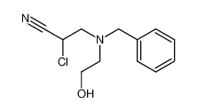 3-(benzyl(2-hydroxyethyl)amino)-2-chloro-propanenitrile 1030837-46-7