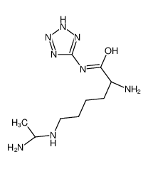 L-N6-(1-Iminoethyl) Lysine 5-Tetrazole Amide, Dihydrochloride 1322625-19-3