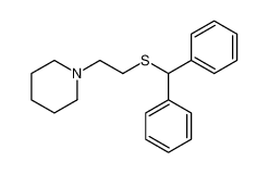 1-(2-benzhydrylsulfanylethyl)piperidine 7327-11-9