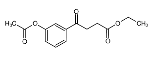 乙基4-(3-乙酰氧基苯基)-4-氧代丁酸酯