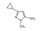 3-Cyclopropyl-1-methyl-1H-pyrazol-5-amine 118430-74-3