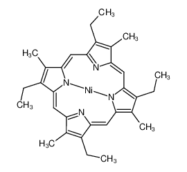 nickel(2+),2,7,12,17-tetraethyl-3,8,13,18-tetramethyl-1,4,5,10,11,14,15,20,21,23-decahydroporphyrin-22,24-diide