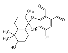 3,4'-dihydroxy-4,4,7,8a-tetramethylspiro[2,3,4a,5,6,7-hexahydro-1H-naphthalene-8,2'-3H-1-benzofuran]-6',7'-dicarbaldehyde