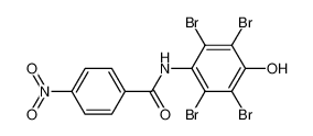 912817-69-7 structure, C13H6Br4N2O4
