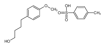 4-(4-methoxyphenyl)butan-1-ol,4-methylbenzenesulfonic acid 88537-45-5