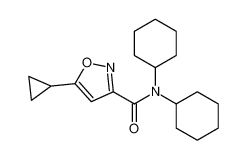 N,N-Dicyclohexyl-5-cyclopropyl-1,2-oxazole-3-carboxamide