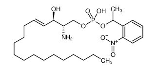 207516-11-8 (2S,3R,4E)-2-氨基-3-羟基-4-十八碳烯-1-基二[1-(2-硝基苯基)乙基]磷酸酯