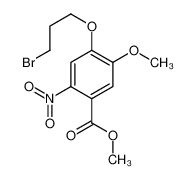 methyl 4-(3-bromopropoxy)-5-methoxy-2-nitrobenzoate 343308-49-6