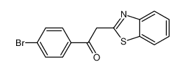 2-(1,3-benzothiazol-2-yl)-1-(4-bromophenyl)ethanone 62693-22-5
