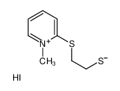 2-(1-methylpyridin-1-ium-2-yl)sulfanylethanethiol,iodide 111428-41-2