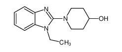 1-(1-ethylbenzimidazol-2-yl)piperidin-4-ol 1065483-90-0