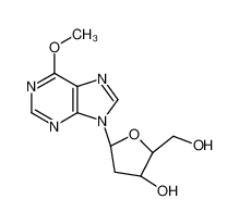 (2R,3S,5R)-2-(hydroxymethyl)-5-(6-methoxypurin-9-yl)oxolan-3-ol 37109-88-9
