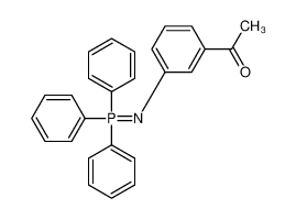 1-[3-[(triphenyl-λ<sup>5</sup>-phosphanylidene)amino]phenyl]ethanone 88541-08-6