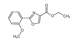 ethyl 2-(2-methoxyphenyl)-1,3-oxazole-4-carboxylate 885274-64-6