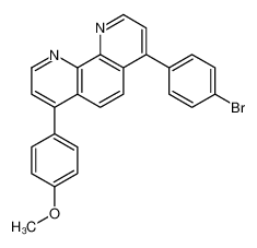 4-(4-bromophenyl)-7-(4-methoxyphenyl)-1,10-phenanthroline 97802-15-8