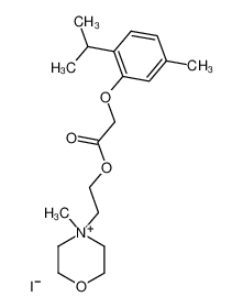 Thymyloxyessigsaeure-β-N-morpholinoethylester-methojodid 32305-32-1