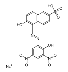 3838-30-0 (5Z)-5-[(2-羟基-3,5-二硝基苯基)亚肼基]-6-氧代-5,6-二氢-2-萘磺酸