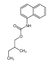 [1]naphthyl-carbamic acid-(2-methyl-butyl ester)