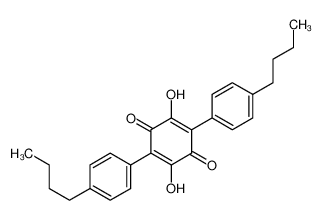 2,5-bis(4-butylphenyl)-3,6-dihydroxycyclohexa-2,5-diene-1,4-dione 27246-39-5