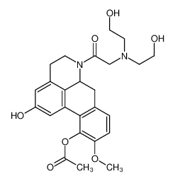 74427-07-9 [6-[2-[bis(2-hydroxyethyl)amino]acetyl]-2-hydroxy-10-methoxy-5,6,6a,7-tetrahydro-4H-dibenzo[de,g]quinoline-11-yl] acetate