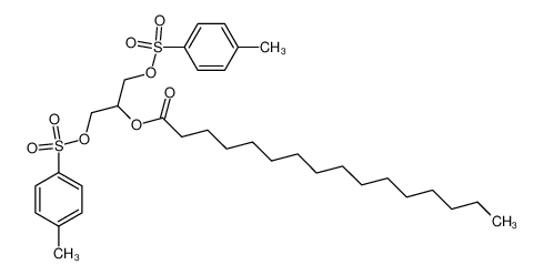 1,3-bis(tosyloxy)propan-2-yl palmitate 65266-83-3