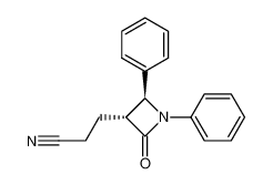 103111-98-4 3-((3R,4S)-2-oxo-1,4-diphenylazetidin-3-yl)propanenitrile