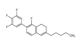 Naphthalene, 8-fluoro-1,2-dihydro-3-pentyl-7-(3,4,5-trifluorophenyl)- 548771-82-0