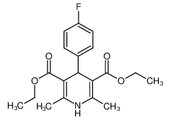 1,4-二氢-2,6-二甲基-4-(4-氟苯基)-3,5-吡啶二羧酸二乙酯
