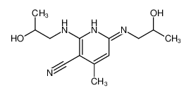 2,6-bis(2-hydroxypropylamino)-4-methylpyridine-3-carbonitrile 845531-60-4