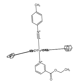 69121-49-9 structure, C44H43FeN6O6+