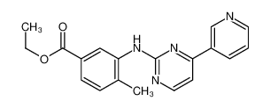4-甲基-3-[[4-(3-吡啶基)-2-嘧啶基]氨基]苯甲酸乙酯