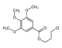 3-chloropropyl 3,4,5-trimethoxybenzoate 1029-24-9