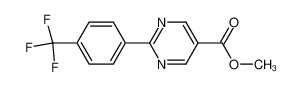 2-(4-三氟甲基苯基)嘧啶-5-甲酸甲酯
